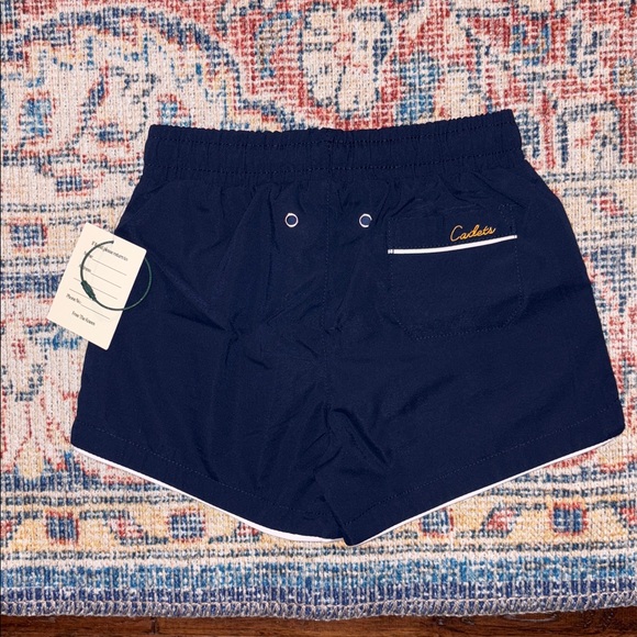 Cadets Cabana Swim Shorts in Navy SZ 6/7 (22-25” Waist) NWT - Picture 2 of 3